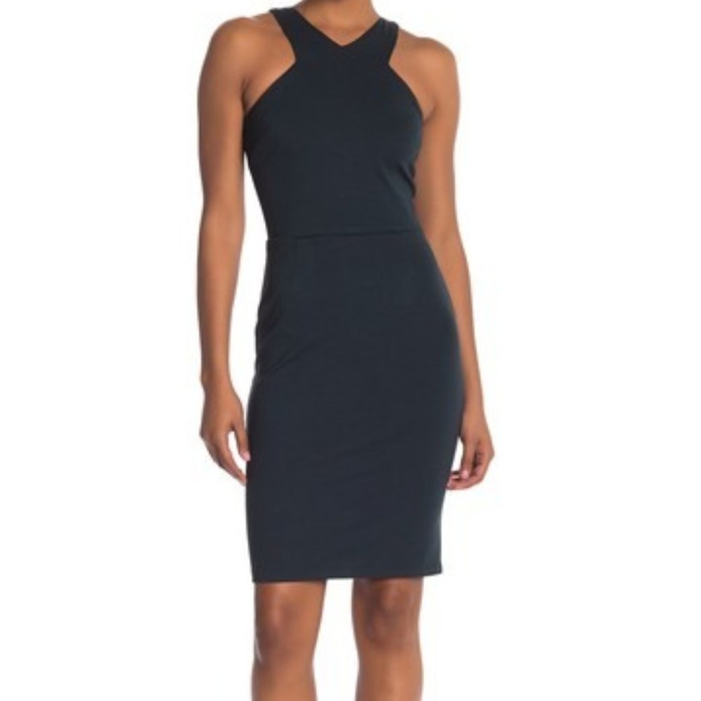 Love... Ady X-Front Ponte Bodycon Dress